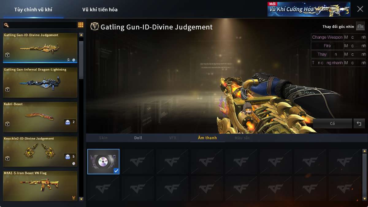 shop acc cf uy tin gia re